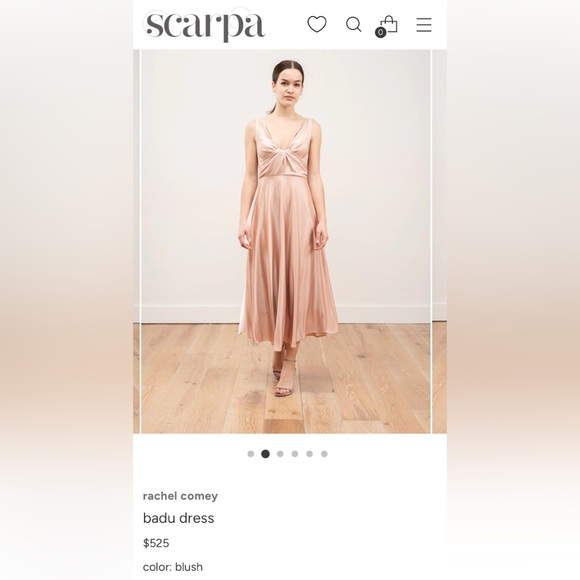 Rachel Comey Blush Pink Maxi Dress - Picture 7 of 7